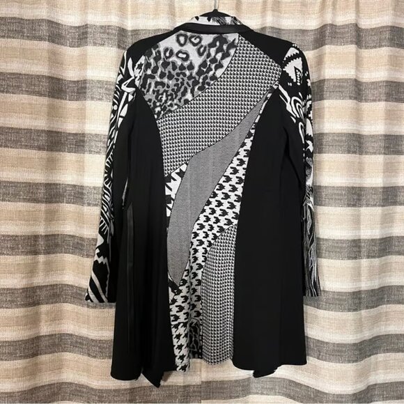 Lana Lee Black And Gray Cardigan Size Small - Picture 2 of 6